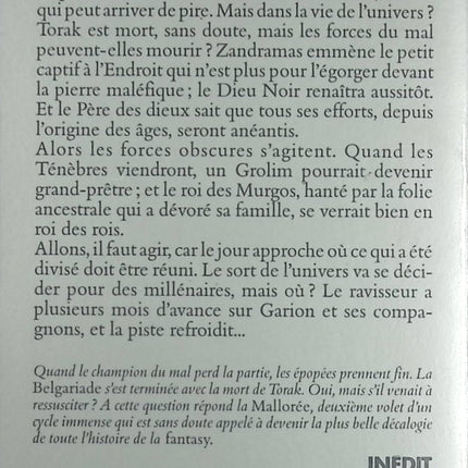 La Mallorée - Tome 2 - Le Roi Des Murgos - David Eddings - livre