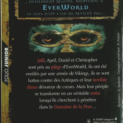 Everworld - tome 4 - Le domaine de la peur - Katherine A. Applegate - livre