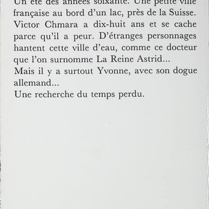 Roman contemporain drame nostalgie Villa triste – mémoire, secrets, Paris occupé – Patrick Modiano - livre