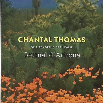 Journal d'Arizona - Chantal Thomas - Livre