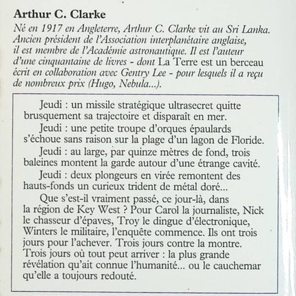 La Terre est un berceau - Arthur C. Clarke & Gentry Lee - Roman de science-fiction - Livre poche d'occasion - Livre
