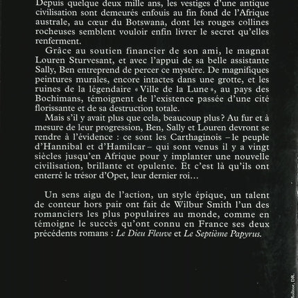L’oiseau de soleil Wilbur Smith livre occasion – roman d’aventure historique Afrique action exploration tribus mystère - Livre