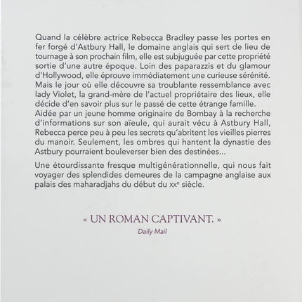 La Rose de minuit – Lucinda Riley | Saga familiale entre secrets de famille, amour impossible, héritage mystérieux et Inde - Livre