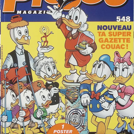 Picsou Magazine N°548 – Ta super gazette Couac ! – BD Disney – Picsou, Donald et aventures - Livre BD