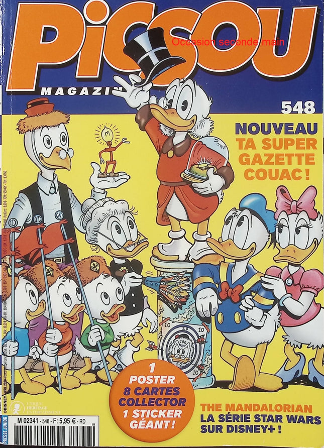 Picsou Magazine N°548 – Ta super gazette Couac ! – BD Disney – Picsou, Donald et aventures - Livre BD