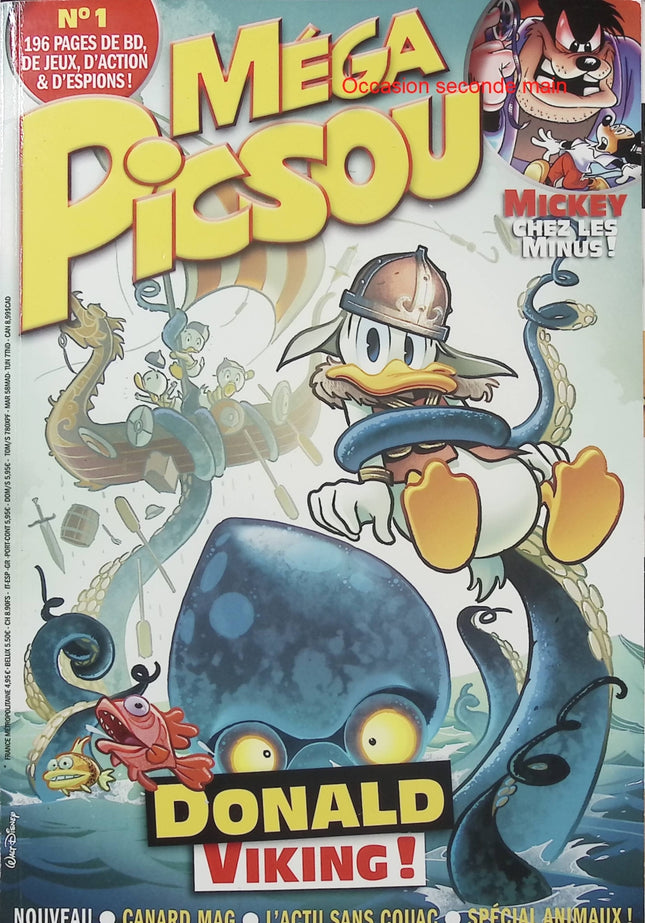 Méga Picsou N°1 – Donald Viking – BD Disney – Picsou, Donald et aventures nordiques - Livre BD