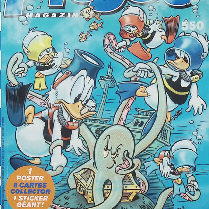 Picsou Magazine N°550 – Bloups, gloups, voilà l’été ! – BD Disney – Picsou, Donald et vacances - Livre BD