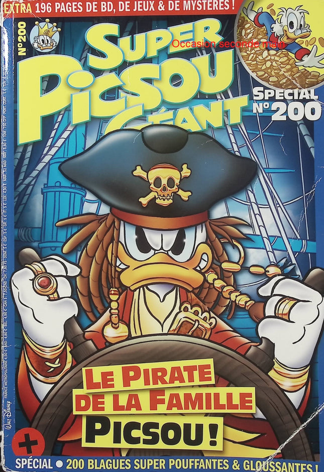 Super Picsou Géant N°20 – Le Pirate de la famille Picsou – BD Disney – Picsou, Donald, aventures - Livre BD