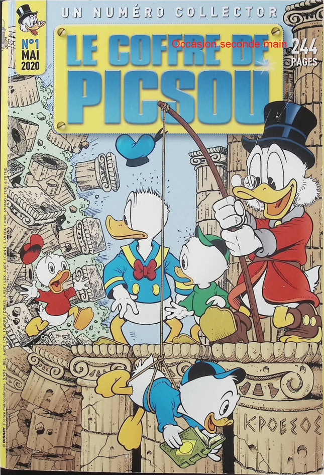 Le Coffre de Picsou N°1 Collector – BD Disney – Picsou, Donald et aventures – Collection Disney - Livre BD