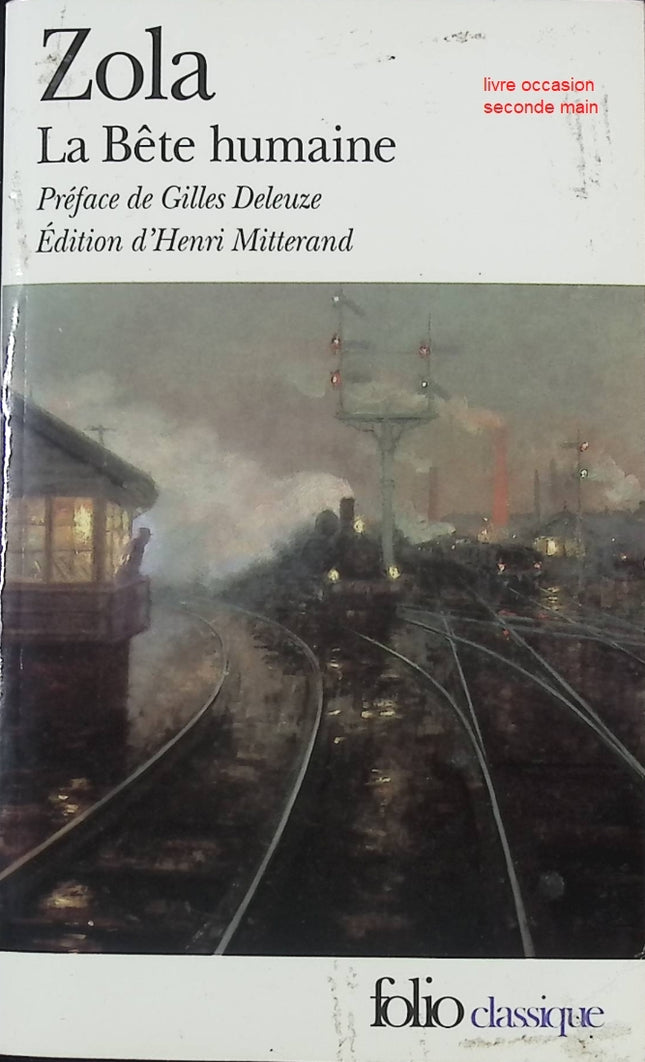 La Bête humaine – Émile Zola | Roman naturaliste français, thriller psychologique – livre d’occasion - livre