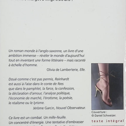 Cendrillon – Éric Reinhardt | Roman français contemporain profond – livre d’occasion - livre