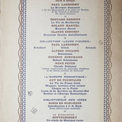 La musique française de la marseillaise a la mort de Berlioz - Paul Landormy - Livre