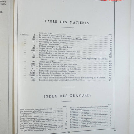 Notre Alsace notre Lorraine - Tome premier - L'abbé Wetterlé Calos Fischer - livre