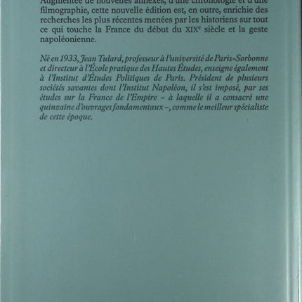 Napoléon ou Le mythe du sauveur - Jean Tulard - Livre