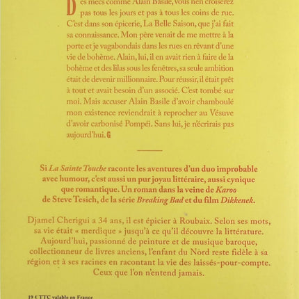 La Sainte Touche - Djamel Cherigui - Livre