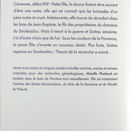 Les Couleurs du destin - Mireille Pluchard - Livre