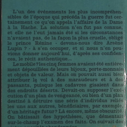 Les Huit Coups de l’horloge – Arsène Lupin | Maurice Leblanc | Aventures et mystères du gentleman cambrioleur - livre