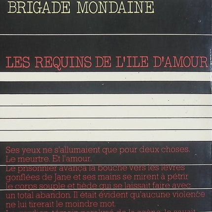 Les requins de l'île d'amour – Michel Brice – Brigade Mondaine n°8 – Roman policier d'occasion - Livre