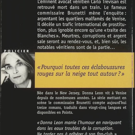 Le Prix de la chair de Donna Leon – Enquête du commissaire Brunetti, polar vénitien et thriller sur les secrets de la société italienne - Livre
