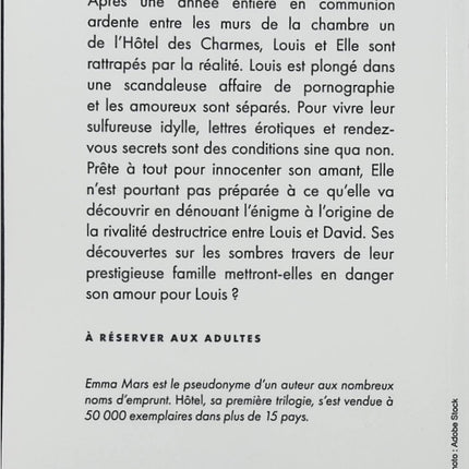 Hôtel Chambre 2 – Emma Mars – Tome 2 – Romance érotique et suspense - Livre