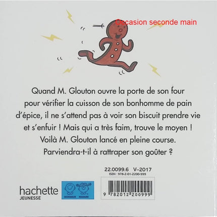 Monsieur Glouton et le Bonhomme de pain d'épice – Roger Hargreaves – histoire jeunesse drôle, Monsieur Madame, gourmandise et aventure - Livre