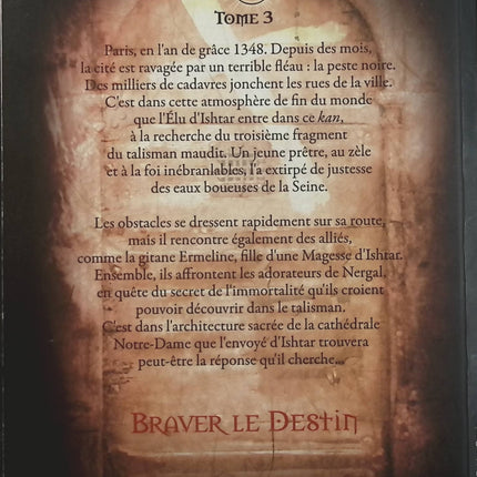 Le Talisman de Nergal Tome 3 – Le Secret de la Vierge – Hervé Gagnon – Roman historique, aventure, mystères anciens et quête - Livre