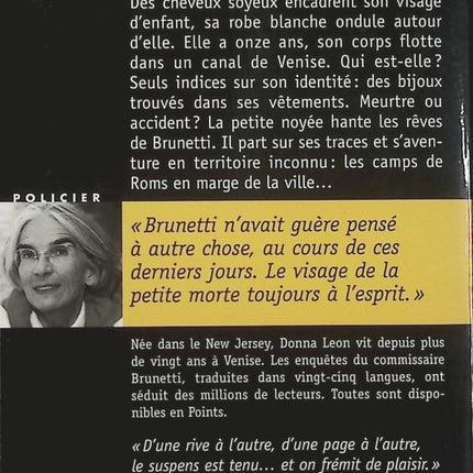 La Petite Fille de ses rêves de Donna Leon – Roman policier à Venise, enquête du commissaire Brunetti et mystère familial - Livre