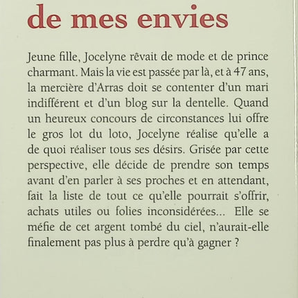 La Liste de mes envies – Grégoire Delacourt – Roman français – Jocelyne, amour et hasard - Livre