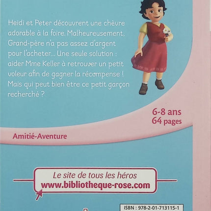 Heidi Tome 1 – La rencontre – Bibliothèque Rose – Livre jeunesse - Livre
