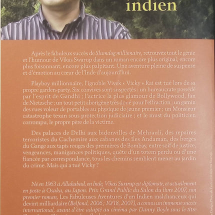 Meurtre dans un jardin indien – Vikas Swarup, roman policier satirique entre enquête criminelle, secrets et société indienne - Livre