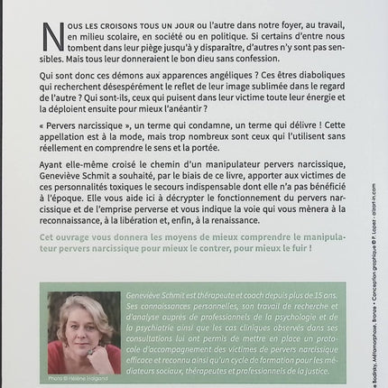 Le manipulateur pervers narcissique – Geneviève Schmit, comprendre la manipulation psychologique et retrouver son autonomie - Livre