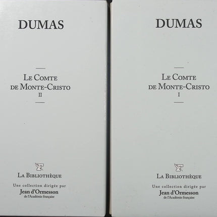 Le Comte de Monte-Cristo – 1re et 2e parties – Alexandre Dumas – La Bibliothèque du Figaro - Livre