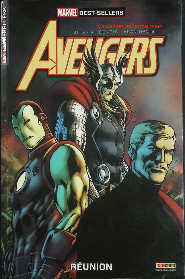 Marvel Best-Sellers 002 - Avengers : Réunion - Brian Michael Bendis & Alan Davis - Comics Marvel d'occasion - Livre