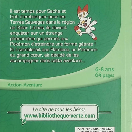 Pokémon Les Voyages Tome 3 – En route pour Galar ! – Pokémon, Bibliothèque Verte, aventure et jeux vidéo - Livre