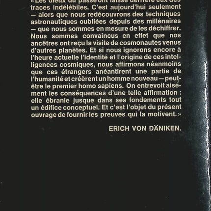 Présence des extra-terrestres – Erich von Däniken – OVNI, civilisations anciennes, extraterrestres, mystères et théories - Livre