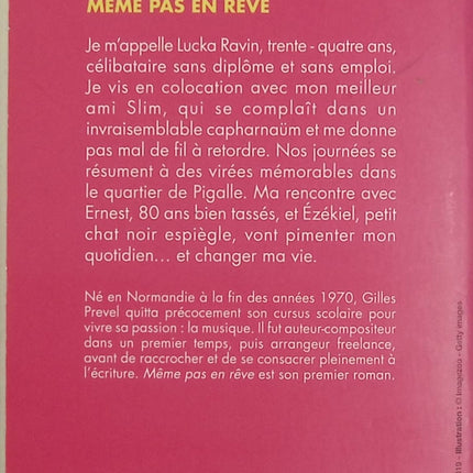 Même pas en rêve – Gilles Prevel – Roman humoristique et aventure pleine de rebondissements - Livre
