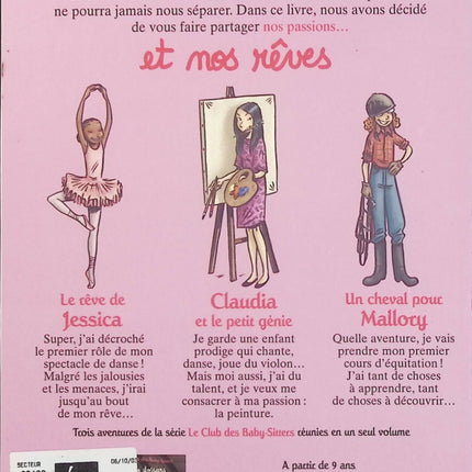 Le Club des Baby-Sitters – Nos passions et nos rêves – Ann M. Martin | Roman jeunesse, amitié, baby-sitting et aventures entre copines - Livre
