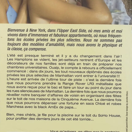 Gossip Girl – T’as pas intérêt de m’oublier – Cecily von Ziegesar, roman jeunesse ado entre secrets, amitiés, rivalités et scandales à New York - Livre