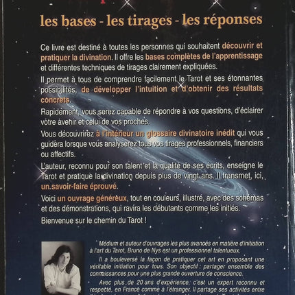 Le Tarot – Pratique de la divination – Bruno de Nys, apprendre à tirer les cartes et interpréter les arcanes - Livre