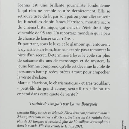 La lettre d’amour interdite – Lucinda Riley – Roman suspense et romance - Livre