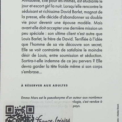 Hôtel Chambre 1 – Emma Mars – Tome 1 – Romance érotique adulte et suspense - Livre