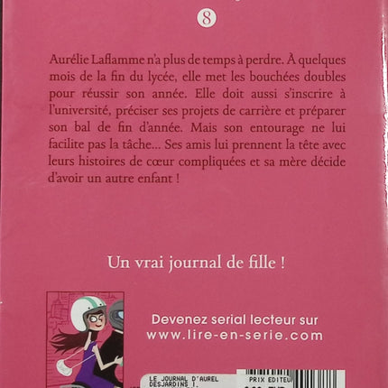 Le Journal d’Aurélie Laflamme Tome 8 – Les pieds sur terre – India Desjardins – Roman ado - Livre