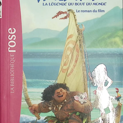 Vaiana La légende du bout du monde - Le roman du film - Bibliothèque Rose - Disney - Maui - Océan - Livre