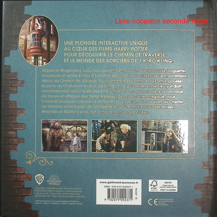 Harry Potter Le Chemin de Traverse - Le carnet magique - J.K. Rowling - Poudlard - Magie - Sorciers - Disney - Livre