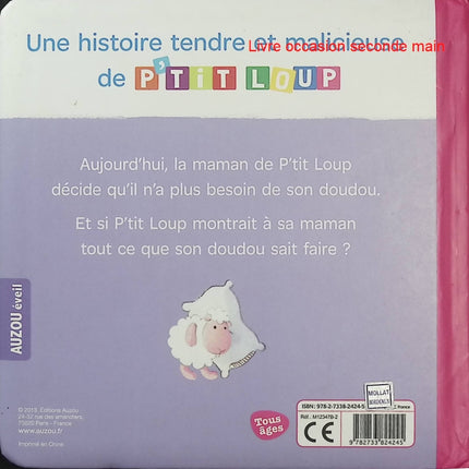 P'tit Loup aime son doudou - Orianne Lallemand - Éléonore Thuillier - Album jeunesse - Doudou - Petite enfance - Livre