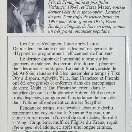 La Citadelle Hyponéros – Pierre Bordage, roman de science-fiction et aventure spatiale dans un univers futuriste - Livre