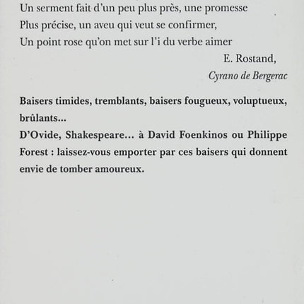 L'Art du baiser – Les plus beaux baisers de la littérature – Collectif d'auteurs – Anthologie littéraire – Livre d'occasion - Livre