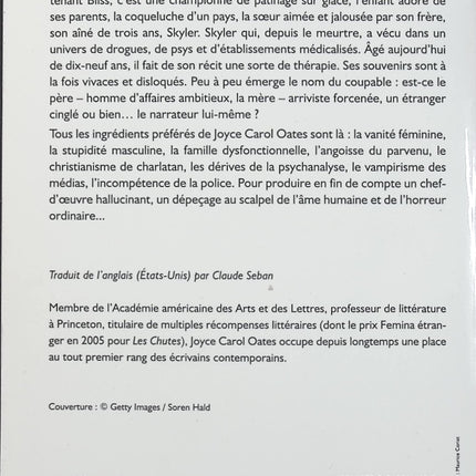 Petite sœur, mon amour – Joyce Carol Oates | Roman psychologique inspiré d’un fait divers, secrets familiaux et dérives de la célébrité - Livre