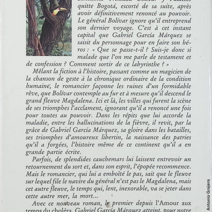 Le Général dans son labyrinthe – Gabriel García Márquez | Roman historique sur les derniers jours de Simón Bolívar et l’histoire de l’Amérique latine - Livre