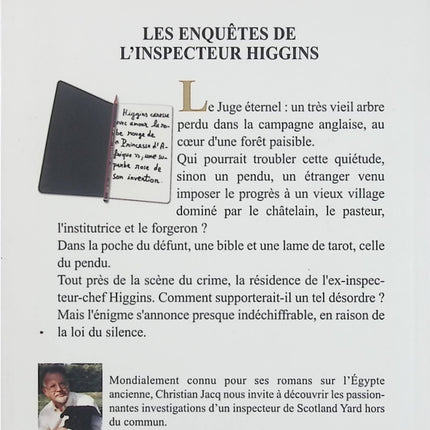 L’Énigme du pendu – Christian Jacq – polar classique et enquête de l’inspecteur Higgins – livre d’occasion - Livre
